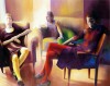 donne salotto noia